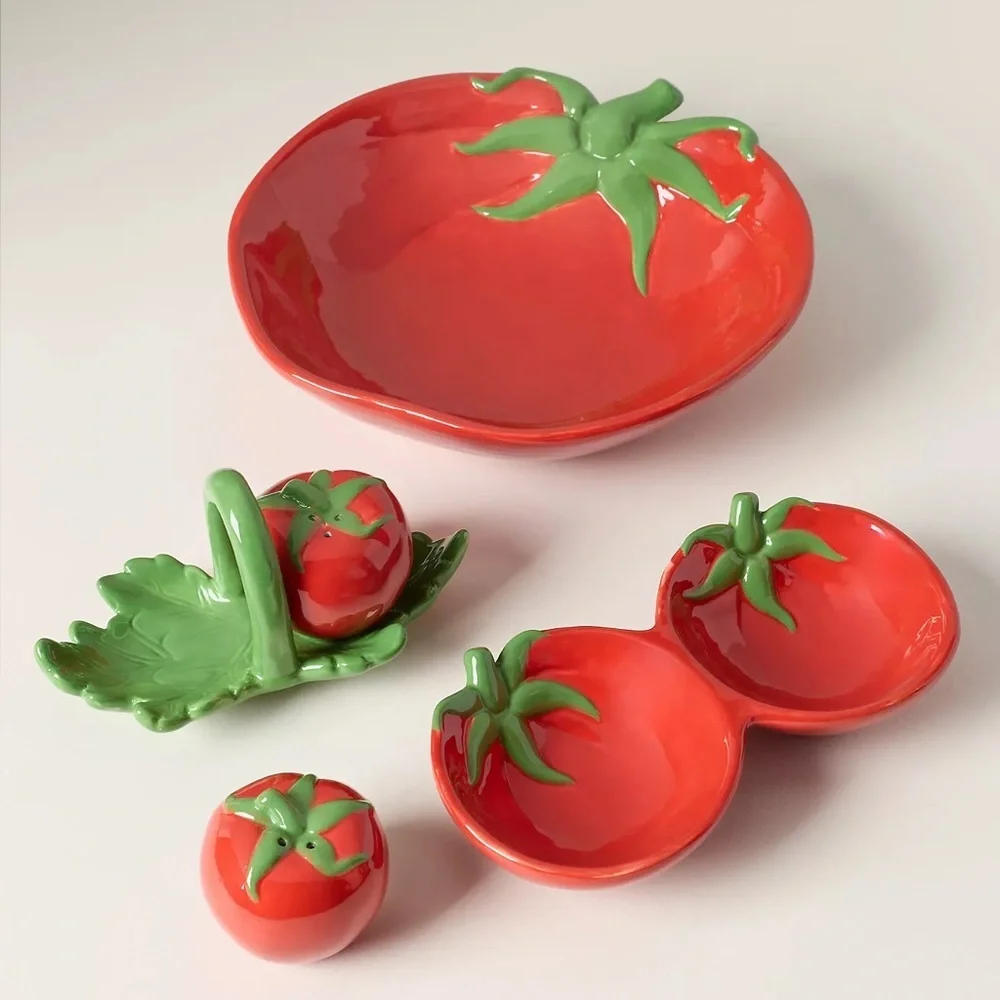 Anthropologie tomatoes salt & pepper dolomite damson madder home decor